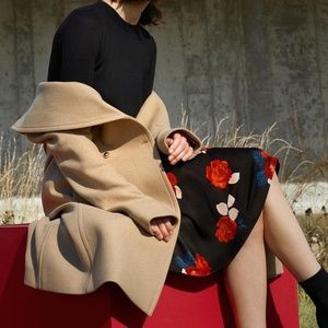 Club Monaco - Floral Midi-Skirt, NWOT